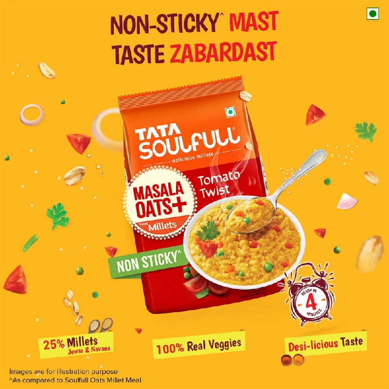 Tata Soulfull Masala Oats+ Tomato Twist, 500 g-2.webp